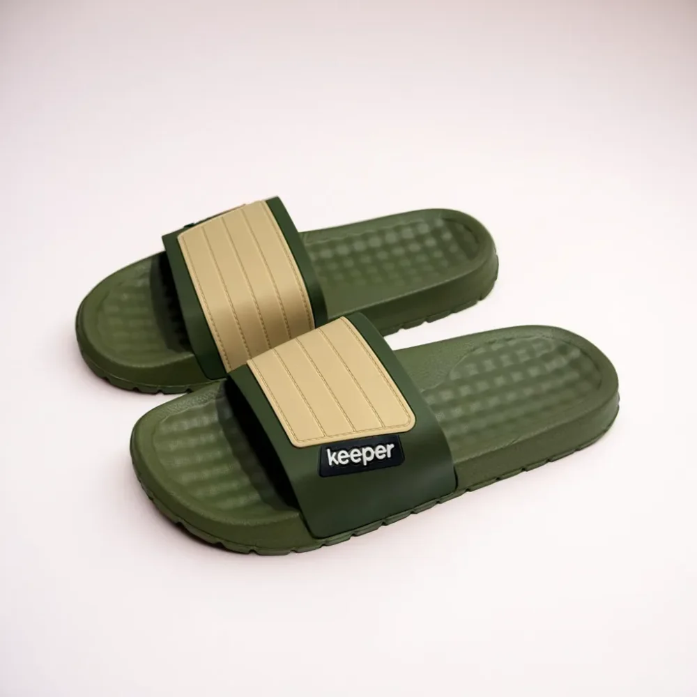 Beige Slide Sandals by Keeper