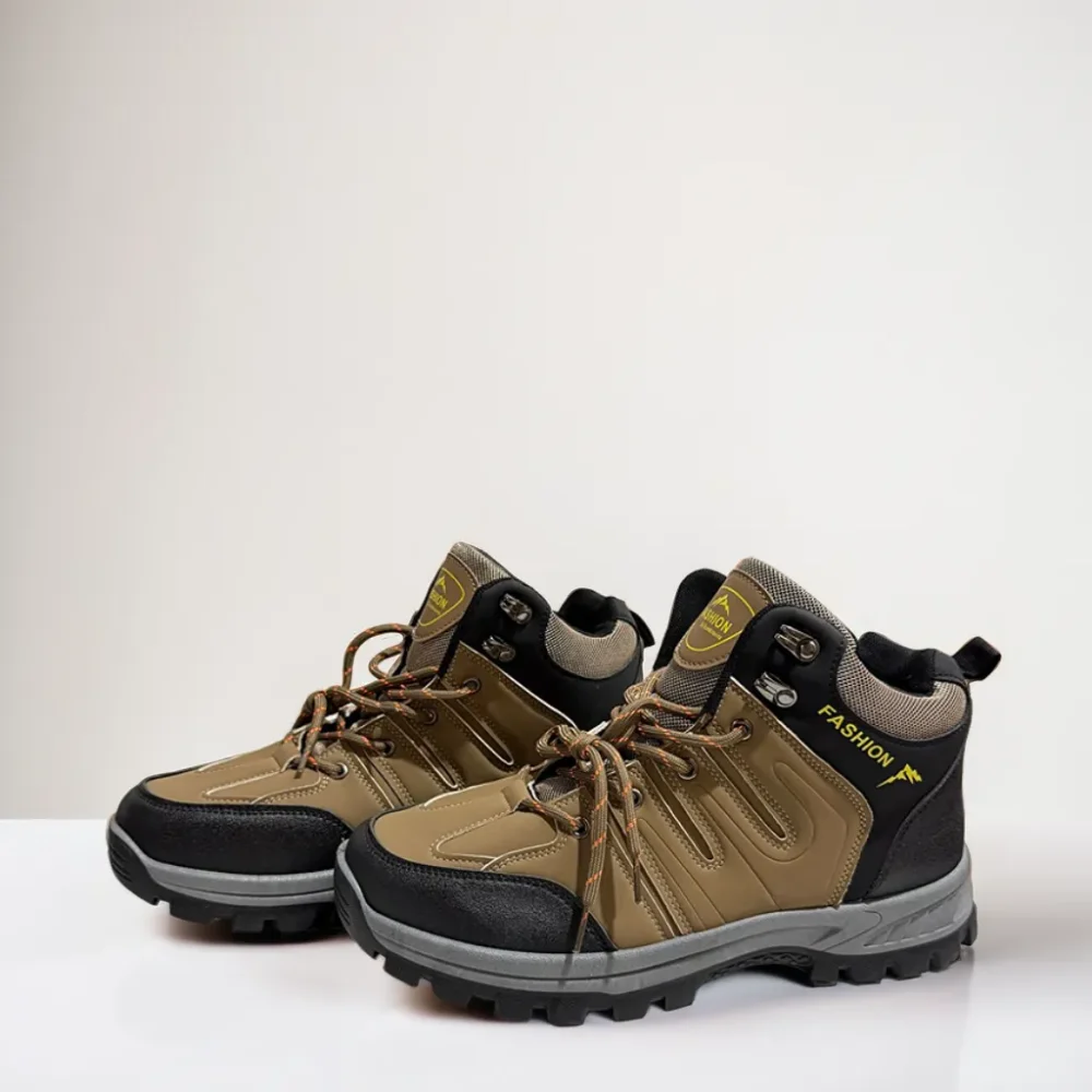 vizaro.lk Stoneberg Hiking Boots Tan Black
