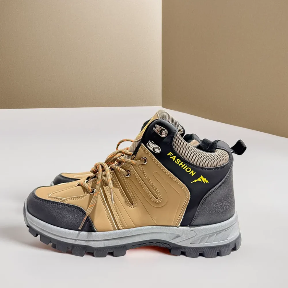 vizaro.lk Stoneberg Hiking Boots Tan Black