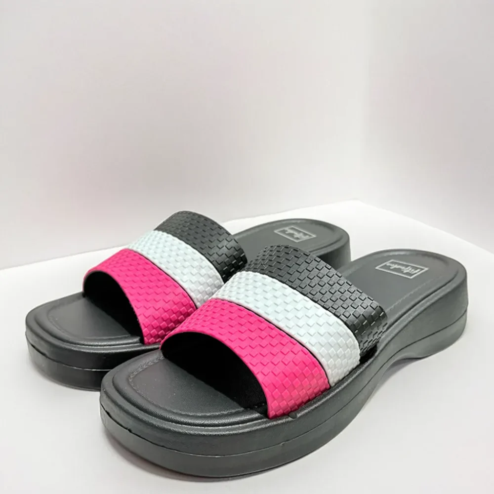 Platform Slide Sandals - Women's Summer Footwear - Image 5
