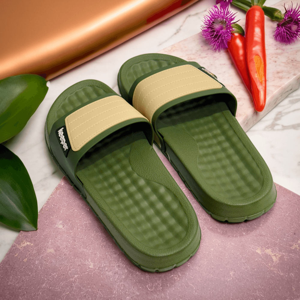 Beige Slide Sandals by Keeper