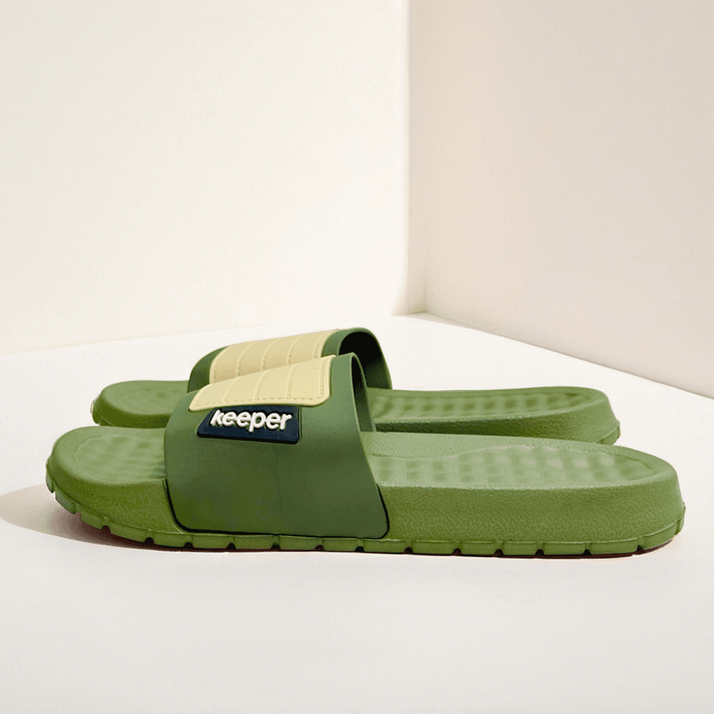 Beige Slide Sandals by Keeper