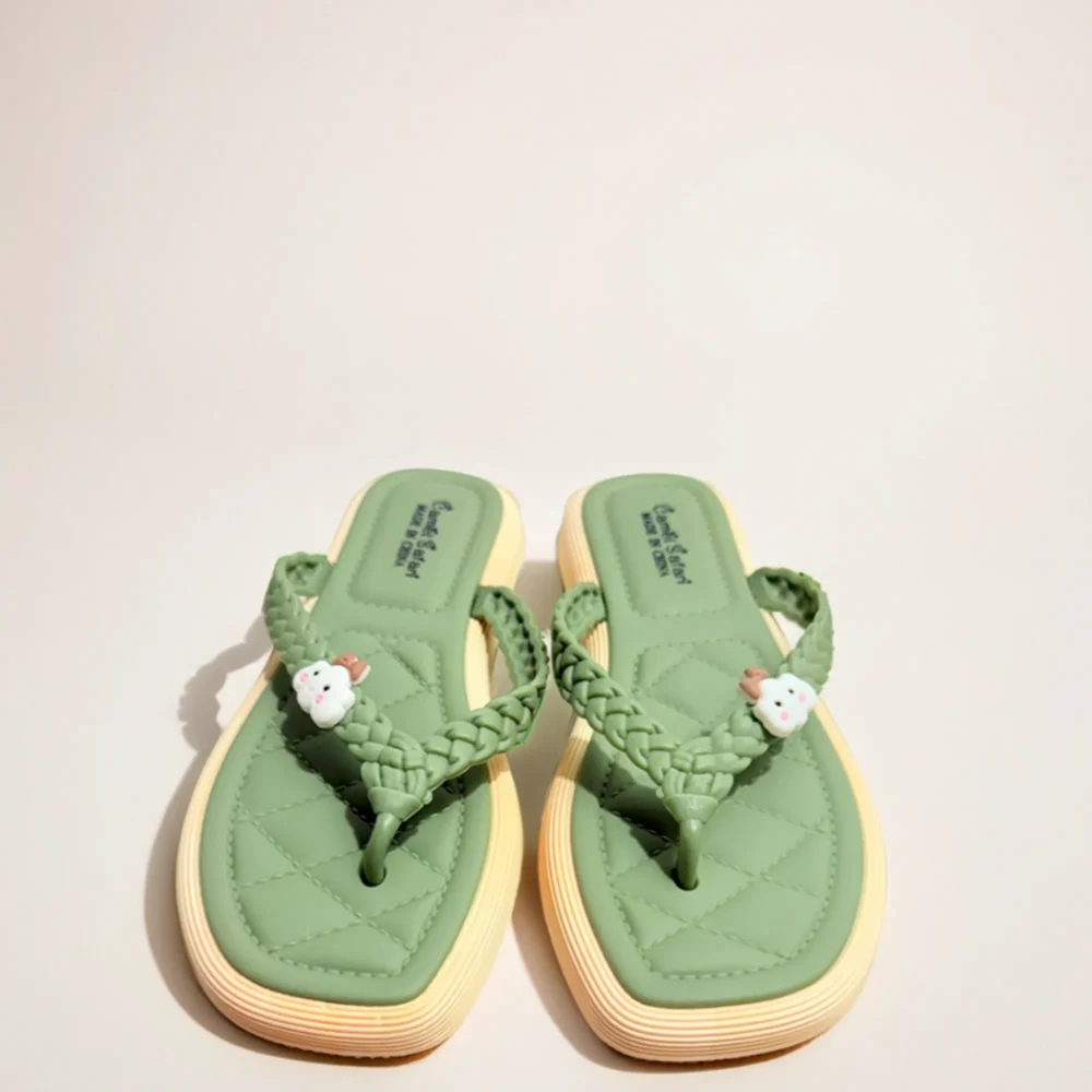 Candy & Sweet Cute Bunny & Bear Flip Flops