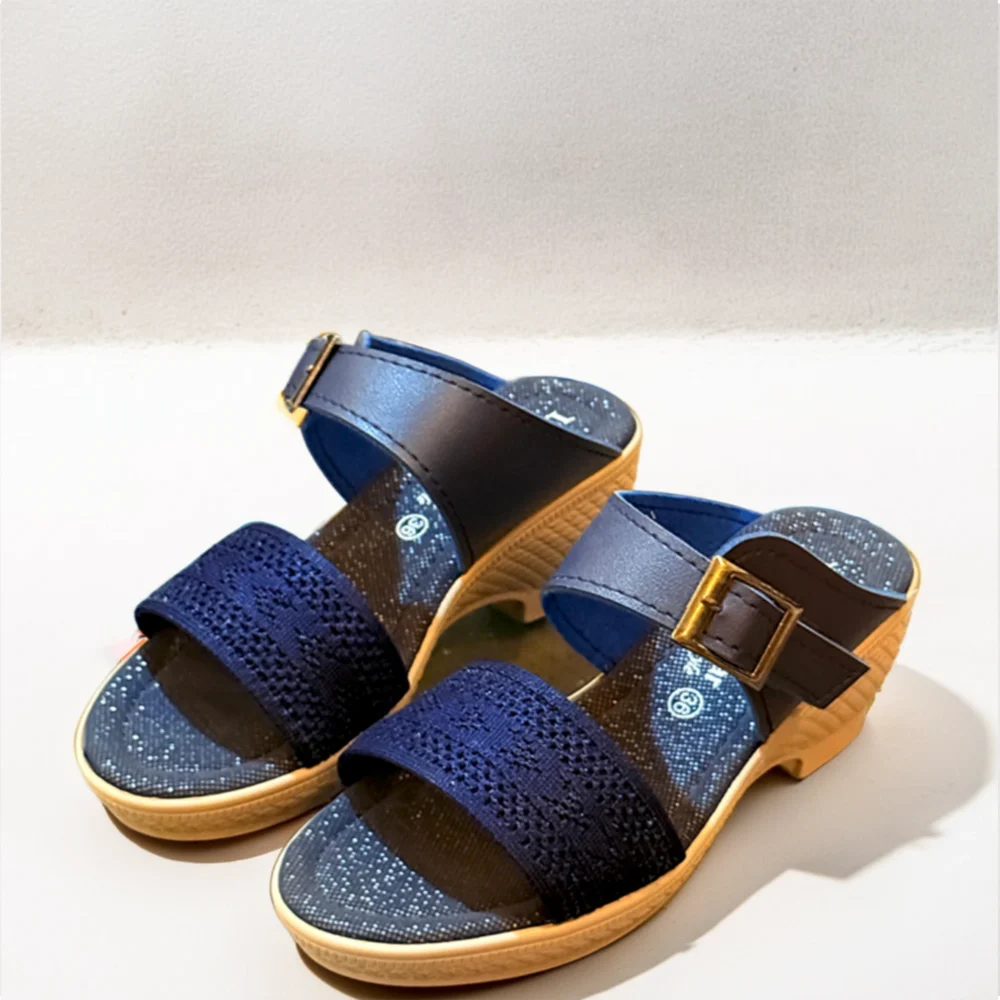 Women’s Comfort Wedge Sandals with Woven Strap